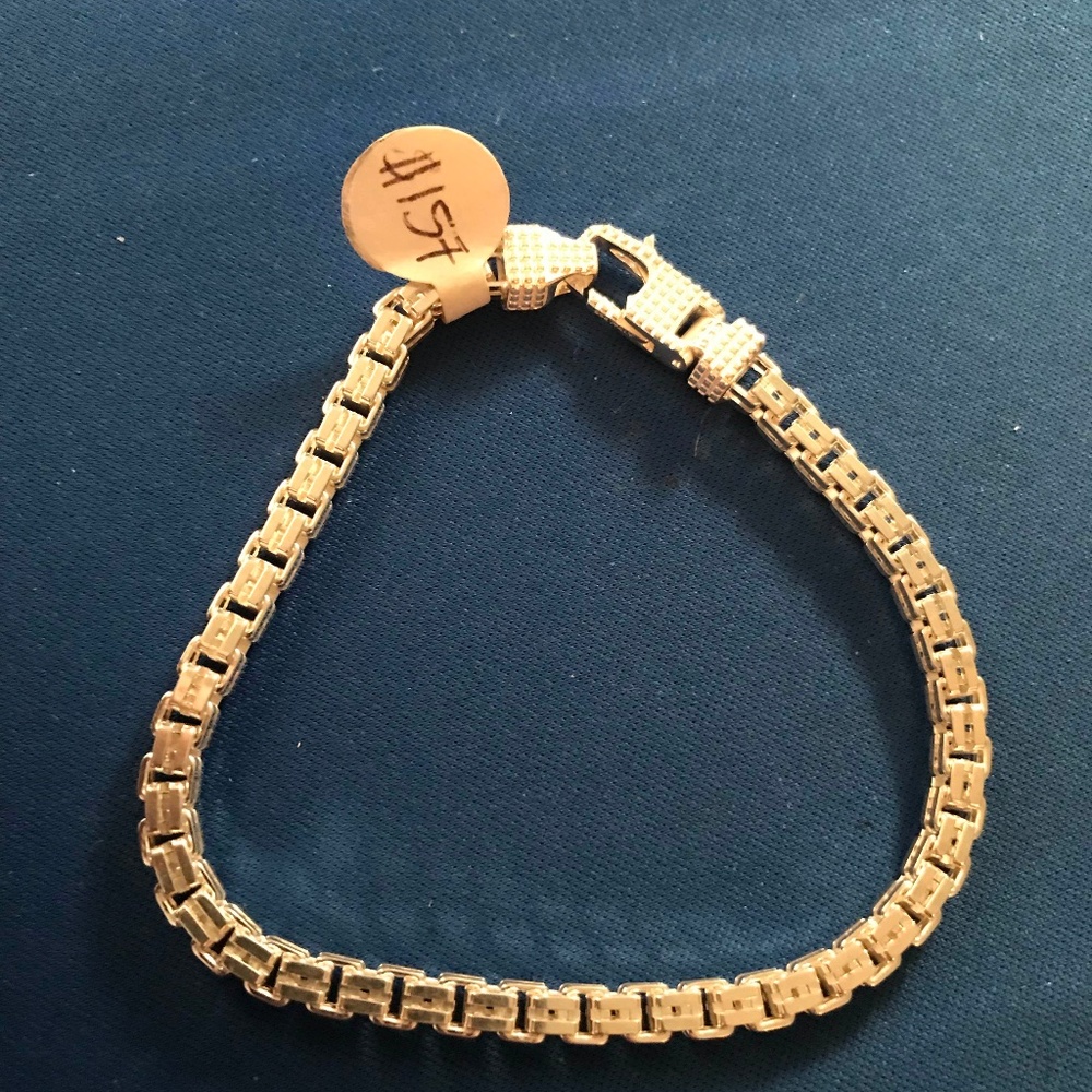 Vintage Italian Sterling Rope Bracelet